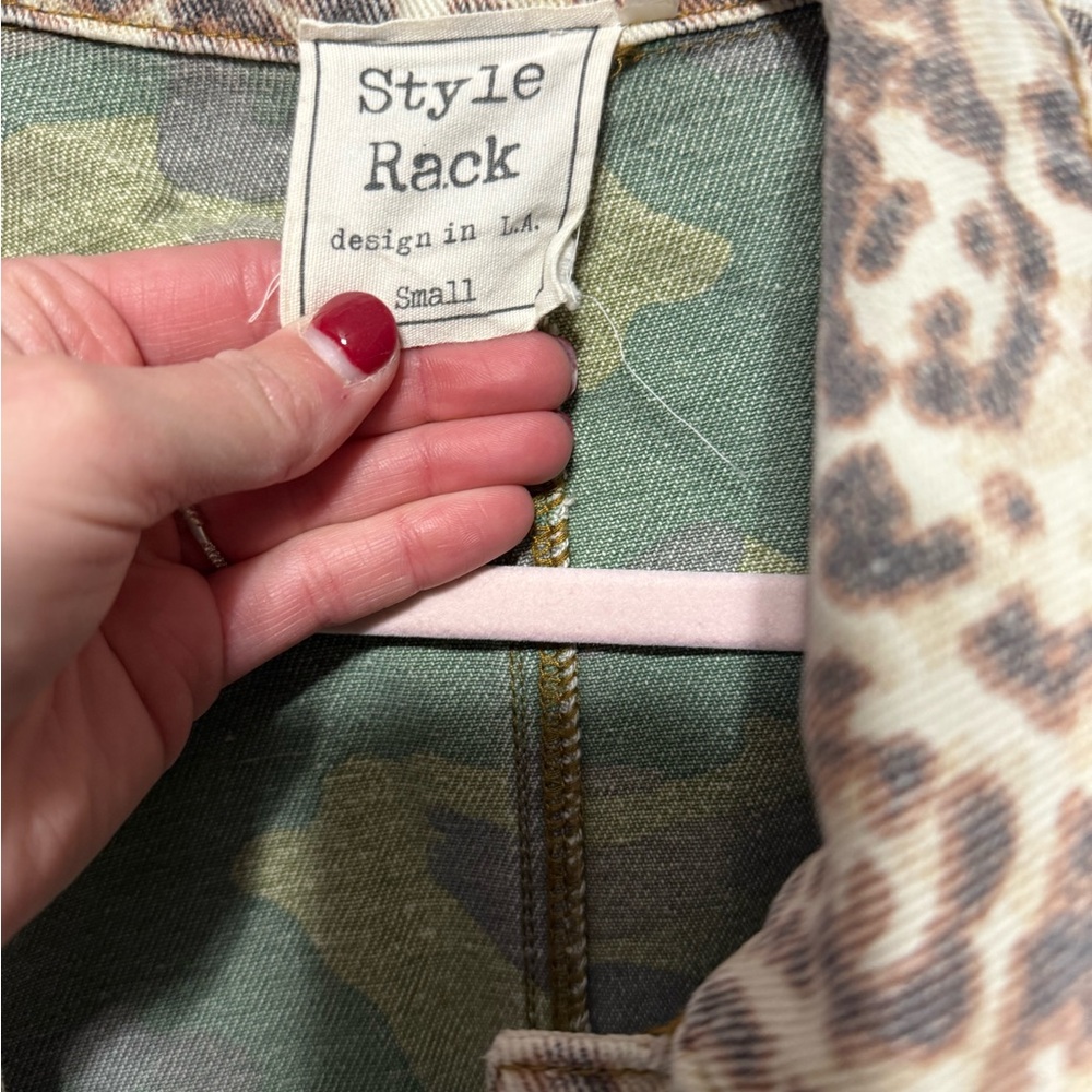 Style Rack Animal Print Jacket - Picture 4 of 5
